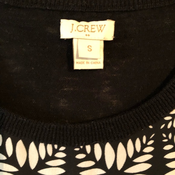 J Crew Womens Sheer Front Short Sleeve Sweater S - Picture 2 of 4